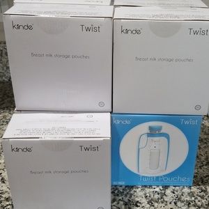 Twist milk storage bags